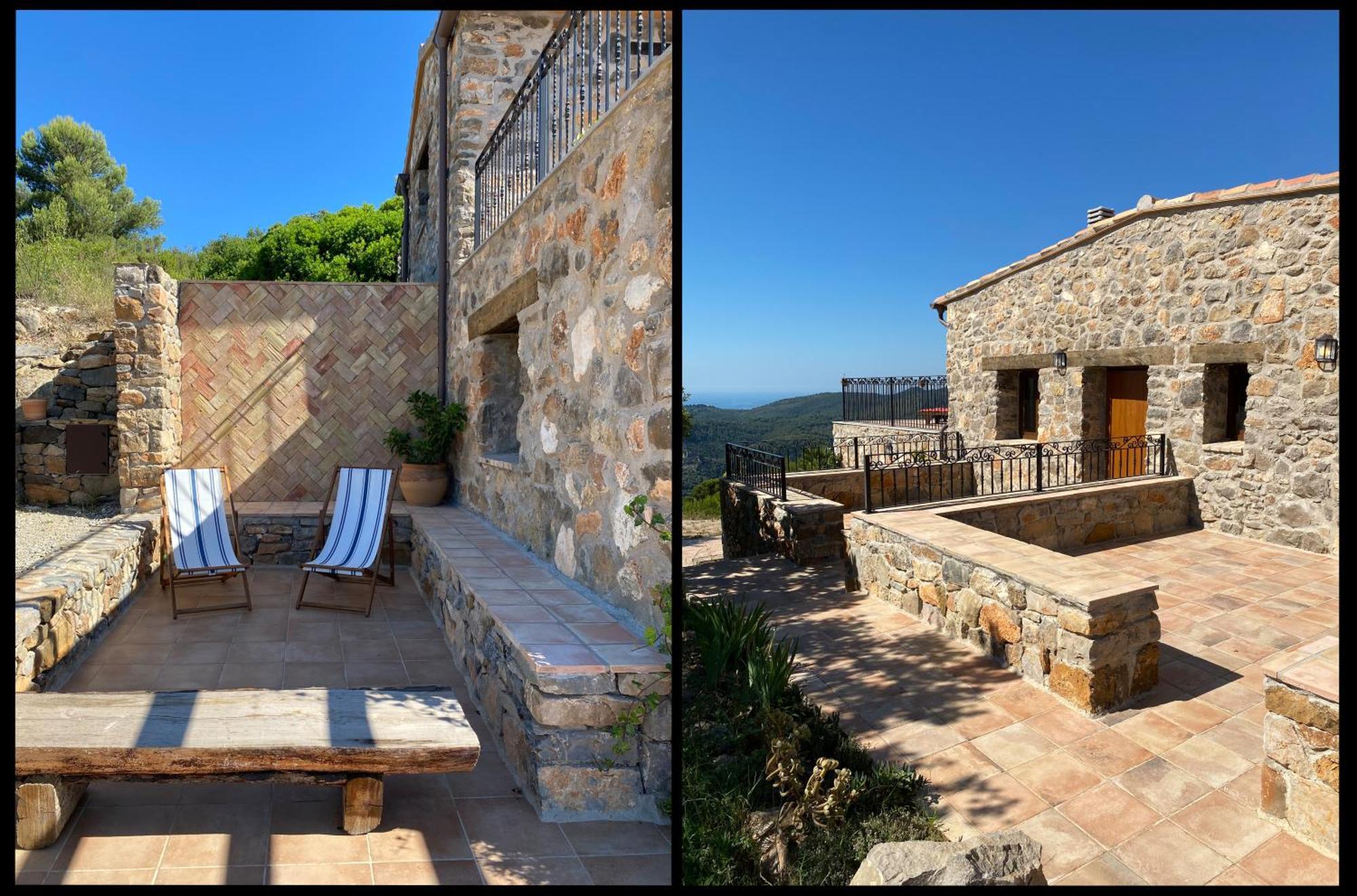 La Cueva De Miravet - Villa De Lujo En La Cima De La Montana Con Vistas Al Mar 카바네스 외부 사진